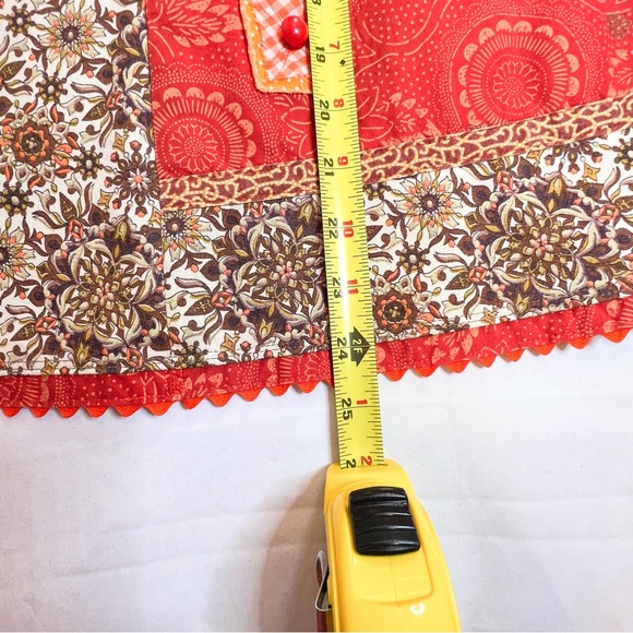 Elisabethan 1990’s vintage recycled skirt from 70’s material, S L - Picture 4 of 10